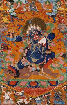  tibet - Yamantaka destroyer du Dieu de la mort bouddhisme tibétain